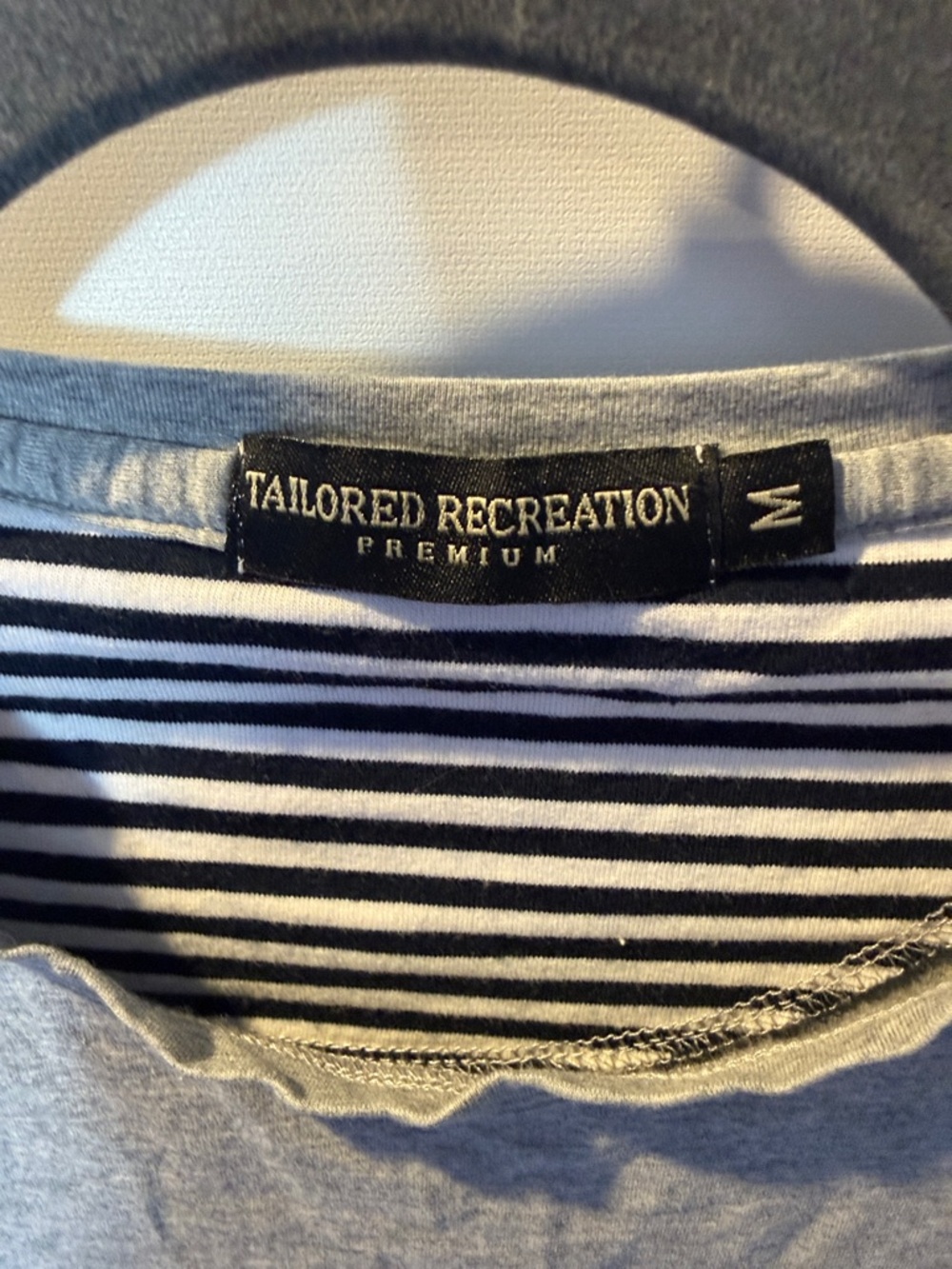 Tailored Recreation Premium Crew Neck Short Sleeve Tee in Heather Gray - Picture 2 of 4